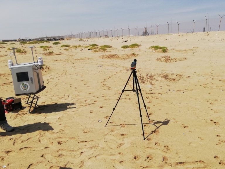 outdoor air quality monitoring for a client 15 of October 2018